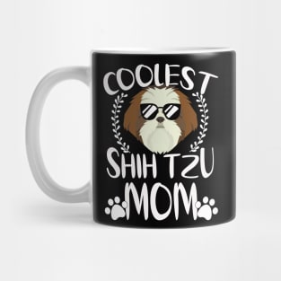 Glasses Coolest Shih Tzu Dog Mom Mug